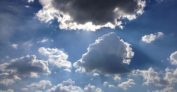 Blue Sky with Clouds